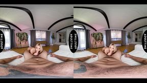 UP CLOSE VR - You Creampie Sexy Busty Blonde Nicole Aria After She Savagely Rode Your Cock - POV