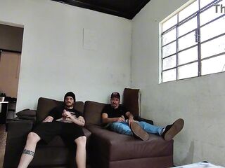 Carlos Urach and Carmona masturbating together
