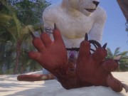 Two Gay Male Lions Creaming Each Other (POV & Paw Shots) | Wild Life Furries