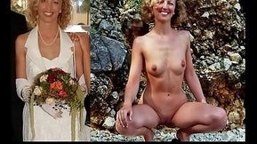 Amateur brides with big tits cheat for cum in private compilation