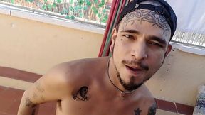 2 super hot twinks fuck me hard on my terrace like professionals!!!