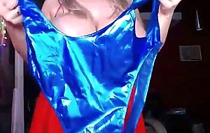 Blue monokini