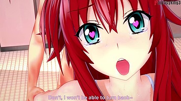 Rias Gremory fucked in the bathroom - FULL SCENE for REDS - HS DXD NTR Madness 10 - Full movie on Sheer & PTRN: Fantasyking3