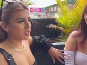 Seduzco a una Extraña despues de la Fiesta y terminamos haciendo un Trio con mi Mejor Amiga!