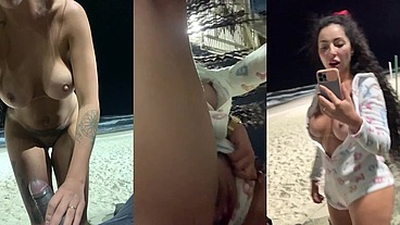 Fodendo gostoso na praia com negão dotado e ainda todo leitinho