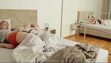 Step Mom Step Son Taboo Vacation: Husband Ditches Train, They Share Bed &amp_ Explode in Morning