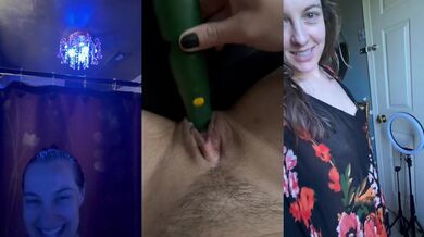Milf Squirts All Over Her Sheets While Alone With Toys