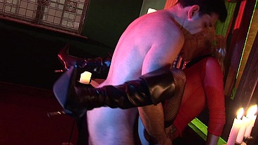 Delta White Has Her Pussy Worked Over In The Red Room