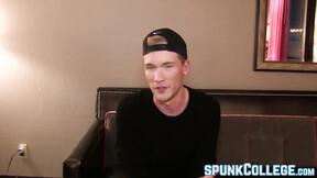 ”Naughty  gentleman tugging shaft while playing anally”