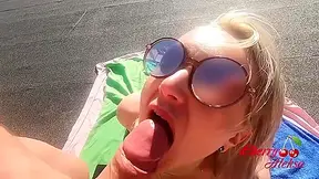 Only Anal Sex With Milf Blonde Outdoors - Ass Fucking Hardcore With Cumshot - Cherry Aleksa
