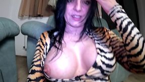 smoking fetish and bomber jacket destruction. glossy nylon jumpsuit tease and dirty masturbation