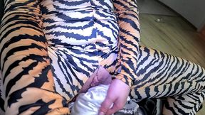 smoking fetish and bomber jacket destruction. glossy nylon jumpsuit tease and dirty masturbation