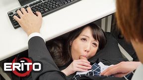 Erito - Asian Babe Getting Her Pussy Pounded In The Office By Her Colleague