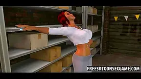 Two Sexy 3D Beauties Ignite Wild Threesome Heat in Steamy Garage Encounter