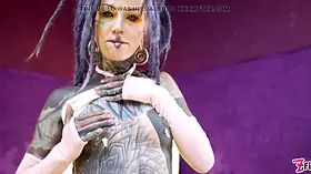 Alternative Dreadlocks Babe ANAL ONLY Threesome \u2013 Double Anal, Prolapse Bloom & Gape
