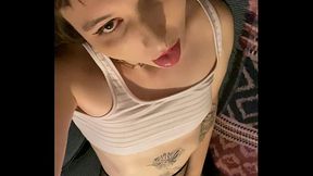 playing on the couch