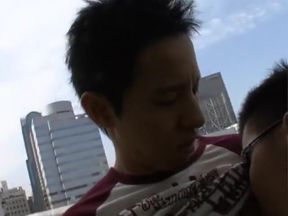 Exotic Asian homosexual dudes in Fabulous bondage, masturbation JAV movie