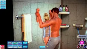Blonde Beauty Fucks Hard in Steamy Shower While Wearing Silk Robe – HSR Porn