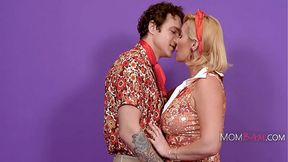 80s Sitcom Step Mom And Step Son Go Off Script And Bang On Air - Ryan Keely &mdash;  Jayden marcos
