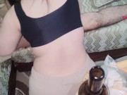 Soirée du samedi soir 🍷😋👅سكس مغربي الشراب و الحوى شبعت فيه مصان باش يحويني