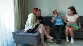 i swappe my hot gf with another couple & fucked his busty wife till i exploded on her pussy