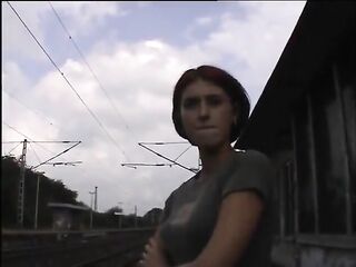 Hawt redhead masturbating for her male