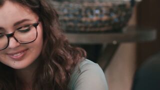 TS Waitress Gangbang Chubby Cutie Gets CREAMED by a Crew of HUNGRY Queers!