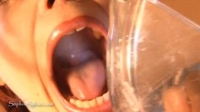 Checking My Mouth in The Mirror: Sophia Sylvan Tongue Fetish (2012)