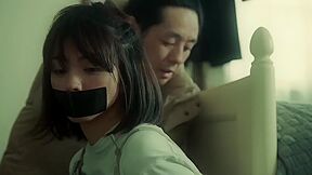 Japanese Girl Gagged 01 (black Tape)