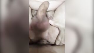 Latina babe gets his tight hole filled with hot jizz in bareback anal sex
