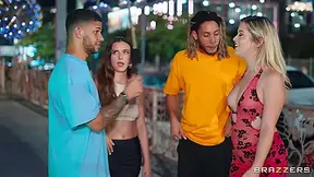 Ashley Alexander, Alex Ander And Mia Mi In Get Fucked On A Street Alley