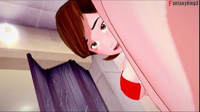 helen parr hot sex in the hotsprings - red - the incredibles - full & pov version on sheer & ptrn: fantasyking3