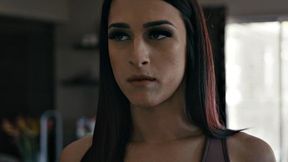 Trans beauty drilled while jerking in erotic couple