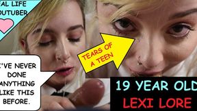 Lexi Lore REAL LIFE 19 year old Youtuber "I'm pushing myself as hard as I can, sir! I'm only 19! I'm still learning" CLIP #2
