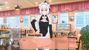 18 year old femboy maid gets destroyed by rough blonde