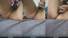 estoy pensando en representar la marca lovense de vibradores, y compre un domi en 3 minutos le saque un mega squirt a esta perrita en celo, mi amor perdon moje toda la cama