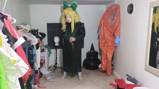 vinyl Breathplay Cloak Beneath Kigurumi Vibrates