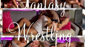 FANTASY Wrestling, CATFIGHT, Pillow fight, FACESITTING