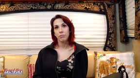 Fiery Redhead Scarlett Foxx Big Tits Deep BJ to Hard Relentless Slam!