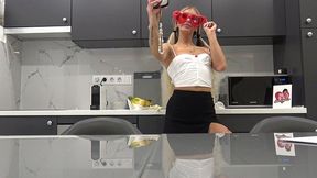 No Panties TV - short skirt clip