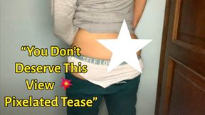 “Pixelated Power: A View You’ll Never Earn”