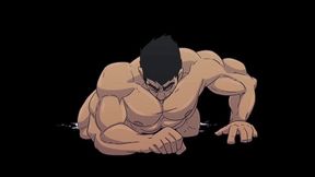 Muscle growth sex animation