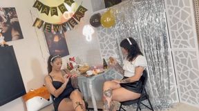 New Years Eve Party - STEFANIA MAFRA & MIA HOPE - Long nails and HANDS HIDEF