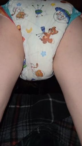 Abdl diaper pee swelling pt2