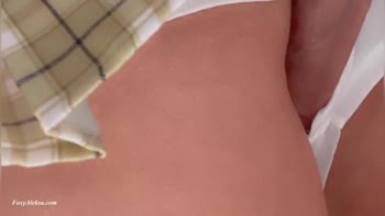 FoxyAleksa's Bus Surprise: Wet Panties and Unplanned Sex