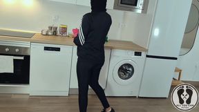 Perfect Ass Latina Caught Inside the House