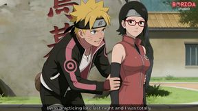 Naruto: Boruto & Sarada - Deep Hardcore Training Goes Wrong (uncensored Hentai)