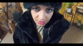 Milfycalla Deep Blow-job While Wearing Fur Coat and Shiny Boots 204