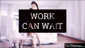 ”Cute lesbian welcomes her lover home by massaging her & eating her hot twat”