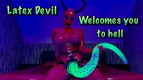 Latex Devil welcomes you to hell